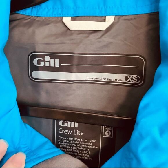 Gill Crew Lite Waterproof Sailing Fishing Jacket - Picture 3 of 9